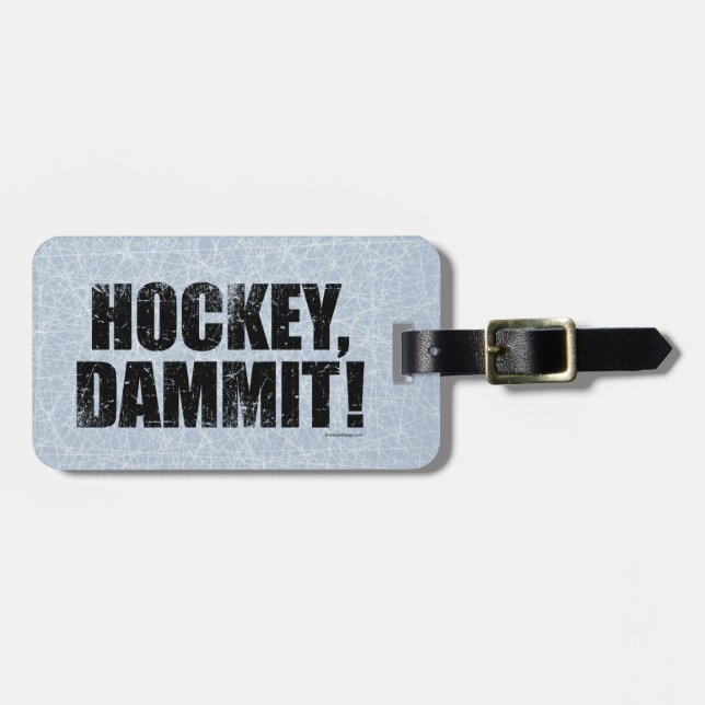 Hockey, Dammit! Bagagebricka (Horisontell Framsida)