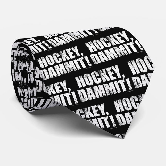 Hockey Dammit! slips (mörk) (Rullad)
