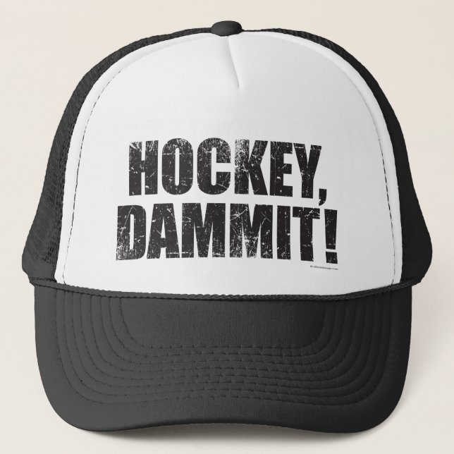 Hockey Dammit! Truckerkeps (Framsida)