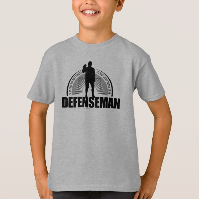 Hockey Defenseman Tee Shirt (Framsida)
