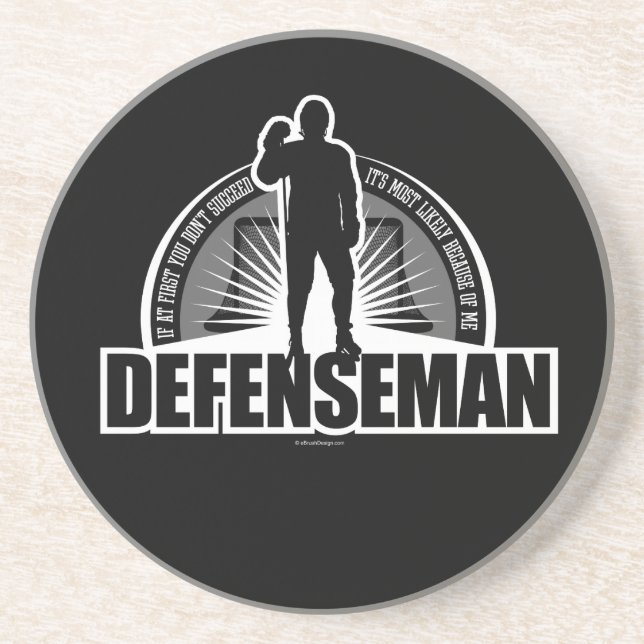 Hockey Defenseman Underlägg (Framsidan)