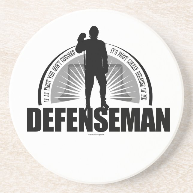 Hockey Defenseman Underlägg (Framsidan)