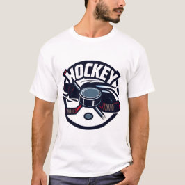 Hockey-design för t-shirt