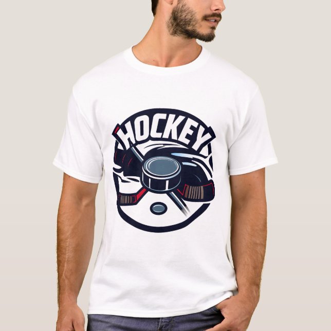 Hockey-design för t-shirt (Framsida)