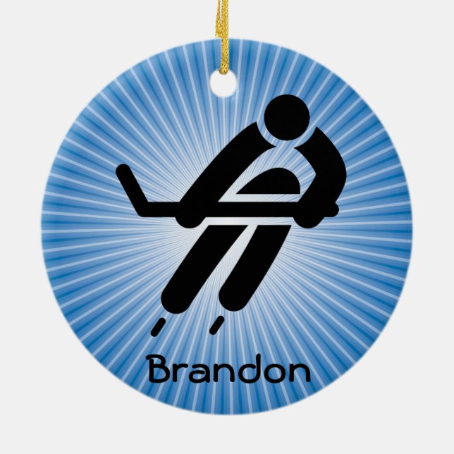 Hockey Design Ornament (Baksidan)