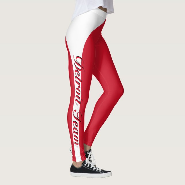 Hockey - Detroit - skräddarsy den - Yoga Leggings (Höger)
