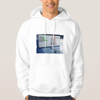 Hockey Do's and Don ts Whiteboard Hoodie