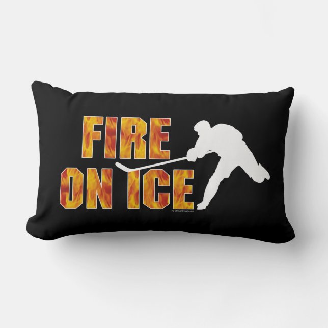 Hockey Eld på Is Lumbarkudde (Framsida)
