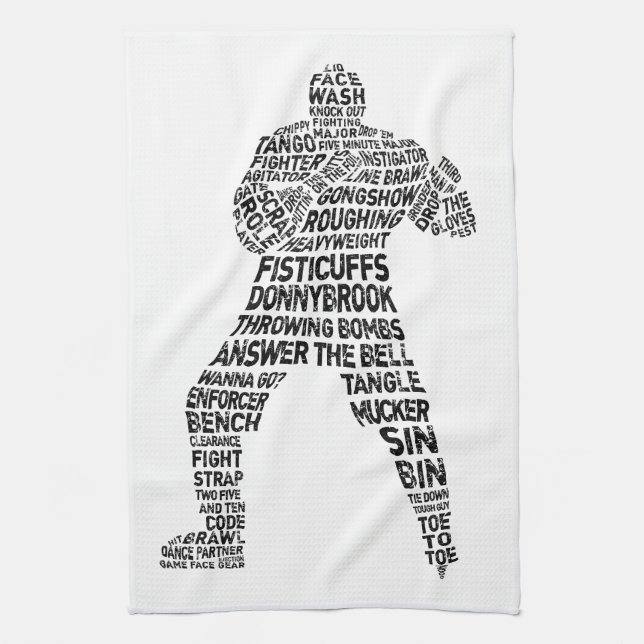 Hockey Enforcer Kitchen Towel Kökshandduk (Vertikal)