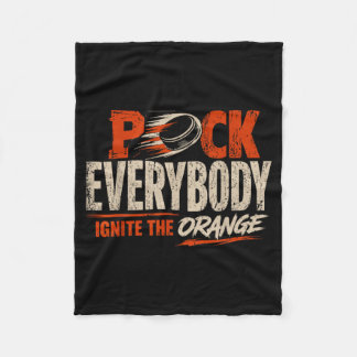 Hockey Enforcer Orange 1 Fleecefilt
