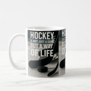 Hockey ett sätt att leva! kaffemugg