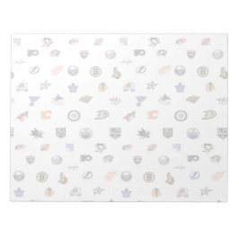 Hockey Fanatic Hockey Teams Logotyp Vatten Mark Pa Anteckningsblock