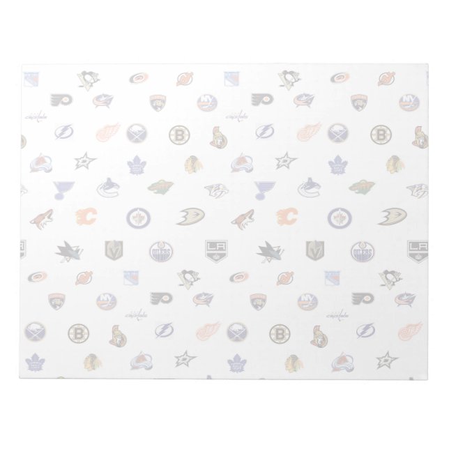 Hockey Fanatic Hockey Teams Logotyp Vatten Mark Pa Anteckningsblock (Framsida)