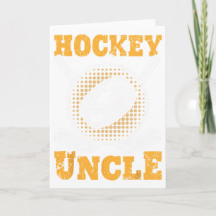 Hockey Farbror Familj Sport Tränare Spelare Fars D Kort