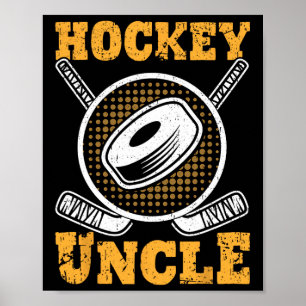 Hockey Farbror Familj Sport Tränare Spelare Fars D Poster