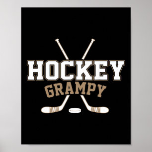 Hockey farfar Vintage Hockey Älskare Poster