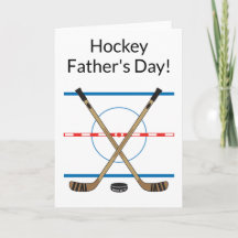 Hockey Fars dag Hockey Sticks in Centre Ice