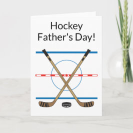 Hockey Fars dag Hockey Sticks in Centre Ice Kort