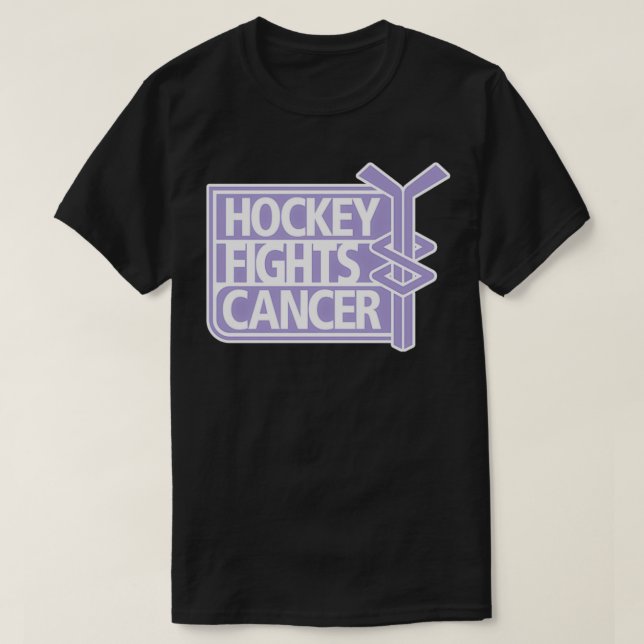 HOCKEY FIGHTS CANCER T SHIRT (Design framsida)