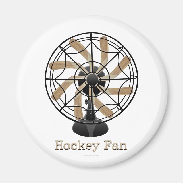 Hockey Fläkt (#1) Magnet (Framsidan)