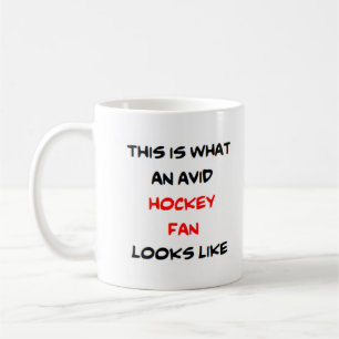 hockey fläkt, levande kaffemugg