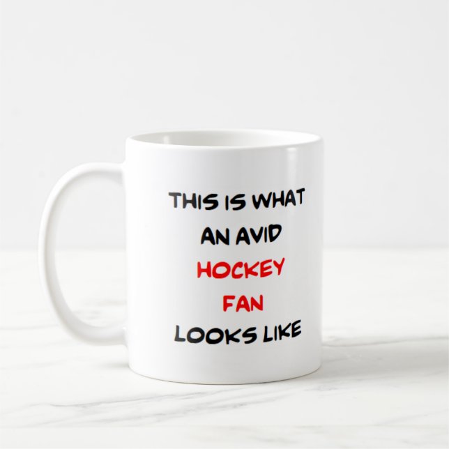 hockey fläkt, levande kaffemugg (Vänster)