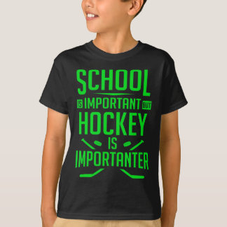 Hockey for Boys 8-12 Ice Hockey Player T Shirt