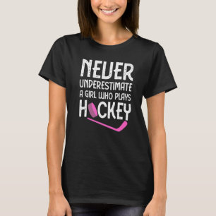 Hockey for Women Girls Ice Hockey Player Hockey 2 T Shirt