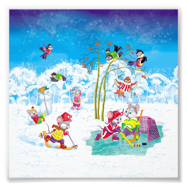 hockey fototryck (Framsidan)