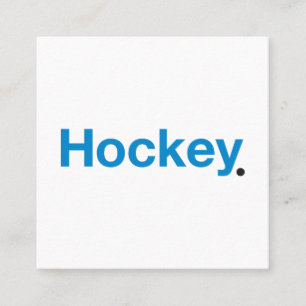 Hockey Fyrkantigt Visitkort