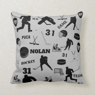 HOCKEY galna personlig kudde