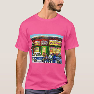 HOCKEY GAME ATIM HORTONS MONTREAL WINTER CITY SCEN T SHIRT