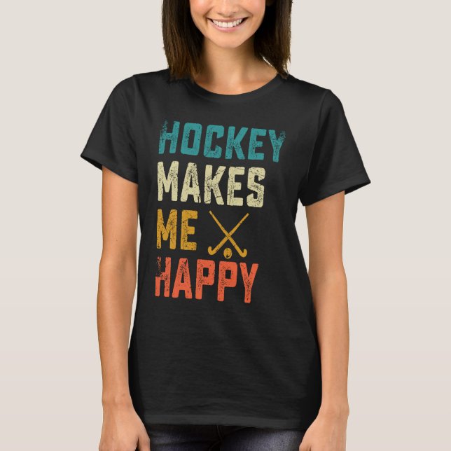 Hockey Ge Me A Zamboner Funny Hockey T Shirt (Framsida)