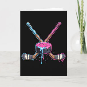 Hockey Glass Isglass Drip Pojkar Ungdomar Barn Män Kort