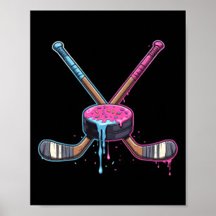 Hockey Glass Isglass Pojkar Ungdomar Barn Män Kvin Poster