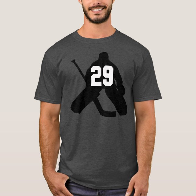 Hockey Goalie 29 Manar Women Boys Girls T Shirt (Framsida)
