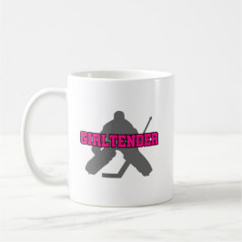 Hockey Goalie Girl Girltender Kaffemugg