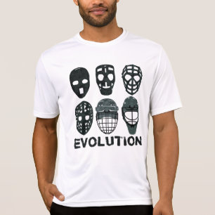 Hockey Goalie Mask Evolution Tee