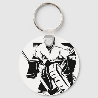 Hockey Goalie Nyckelring