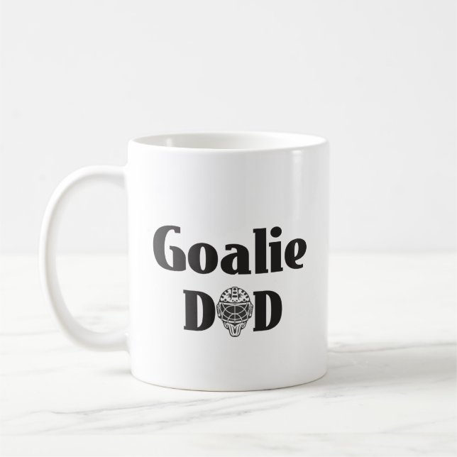 Hockey Goalie Pappa Kaffemugg (Vänster)