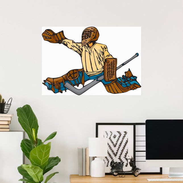 Hockey Goalie Poster (Skapare uppladdad)