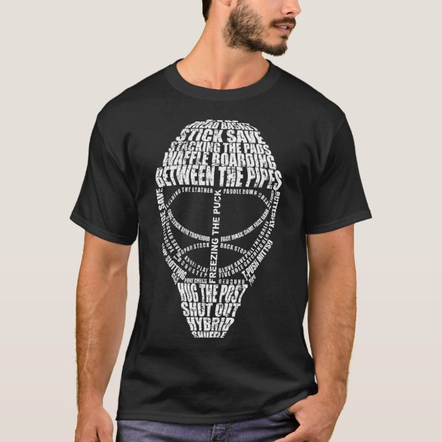 Hockey Goalie Quote For Hockey Goalie  T Shirt (Framsida)