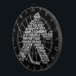 Hockey Goalie Typography Art Dart Board Darttavla<br><div class="desc">Hockey dart board, perfekt för ishockey dens, människogrottor och pub! Utformningen fungerar bra på en t-shirt, hoodie, cellfodral, munsemat, klistermärken, hälsningskort, frammatad utskrift, klistermärke och så mycket mer. Du kan anpassa vilken design som helst genom att lägga till din egen text eller ändra storlek på designen, som är underbar för...</div>