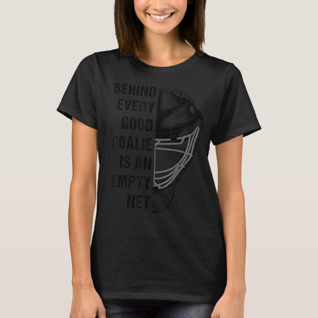Hockey Goalkeeper Mask Player Outfit for Ice Hocke T Shirt (Framsida)