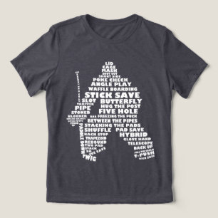 Hockey Goaltender Ord Art Tee Shirt