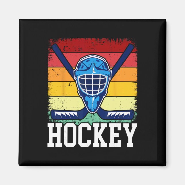 Hockey Grafik _1  Magnet (Framsidan)