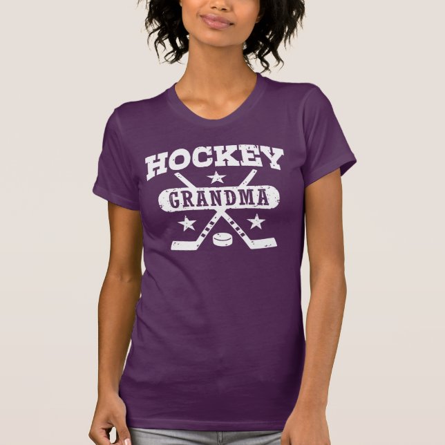 Hockey Grandma T-shirt (Framsida)