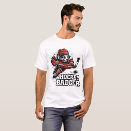 Hockey Grävling - Vild på isen T Shirt