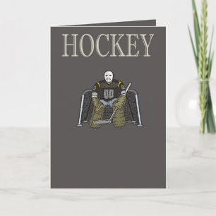 Hockey Greeting Card Kort