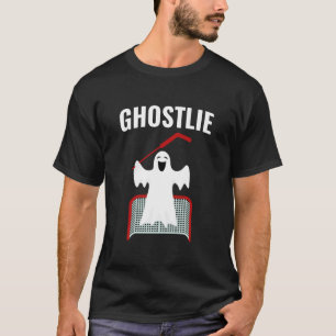 Hockey Halloween-tröja - Rolig Ghost Hockeyspelare T Shirt